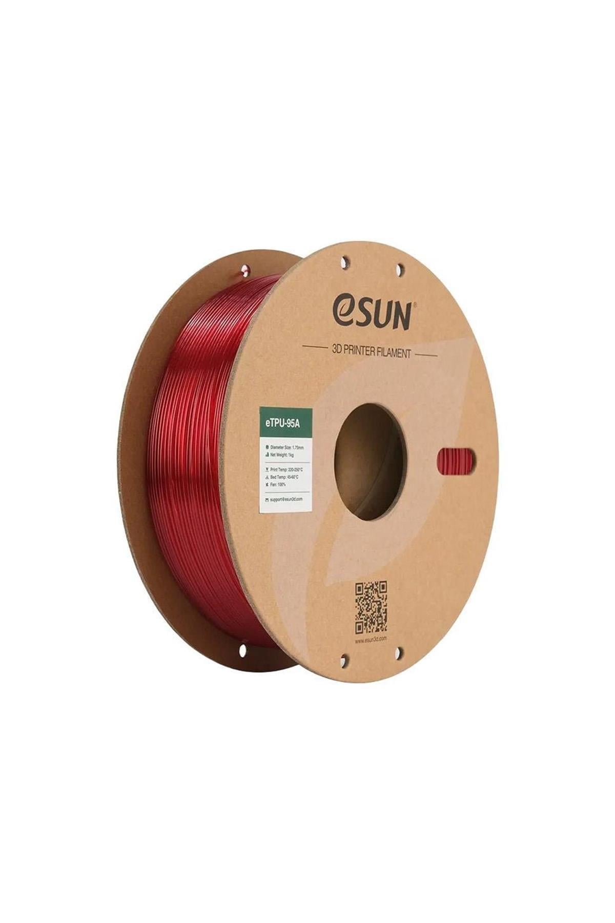 Esun Etpu-95A Filament Transparan Kırmızı