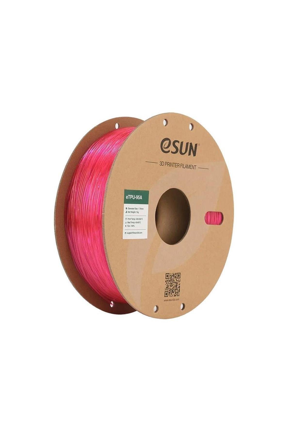 Esun Etpu-95A Filament Transparan Pembe
