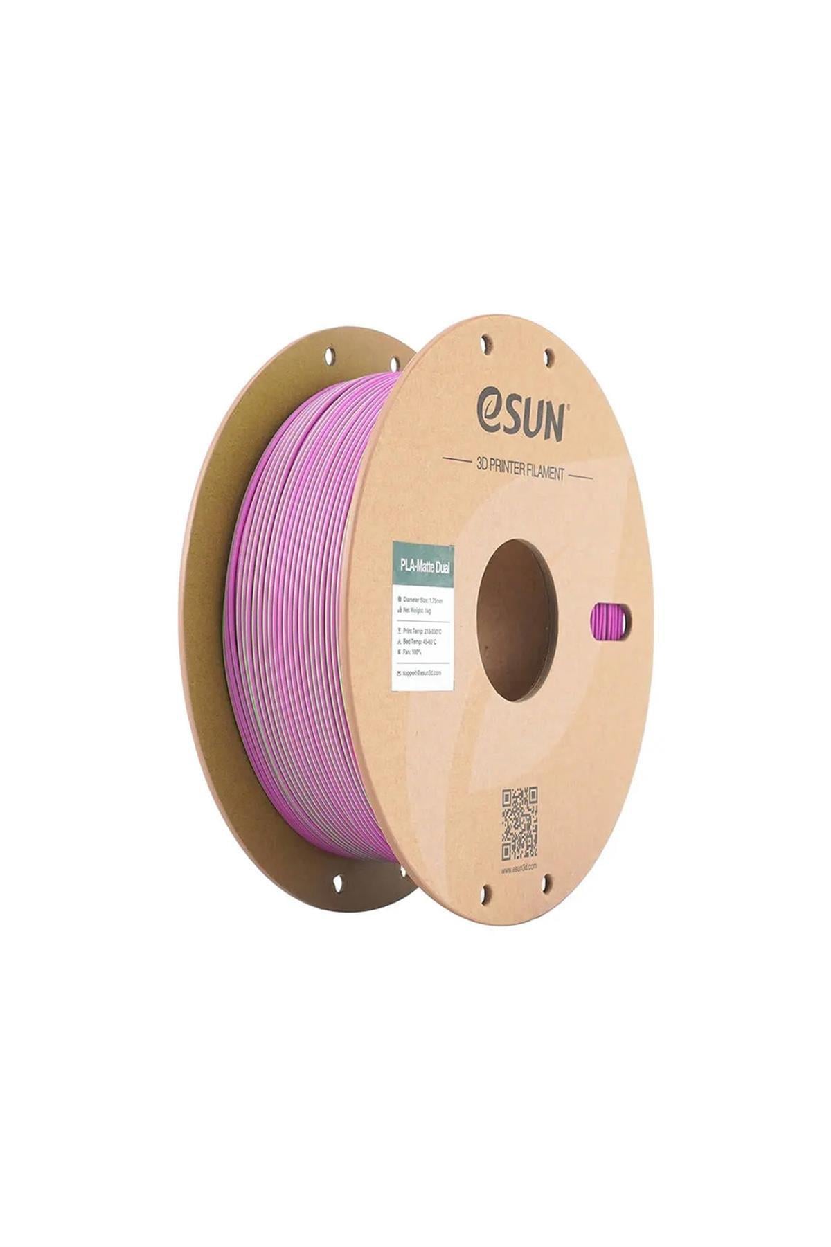 Esun PLA-Matte Filament Green-Pink