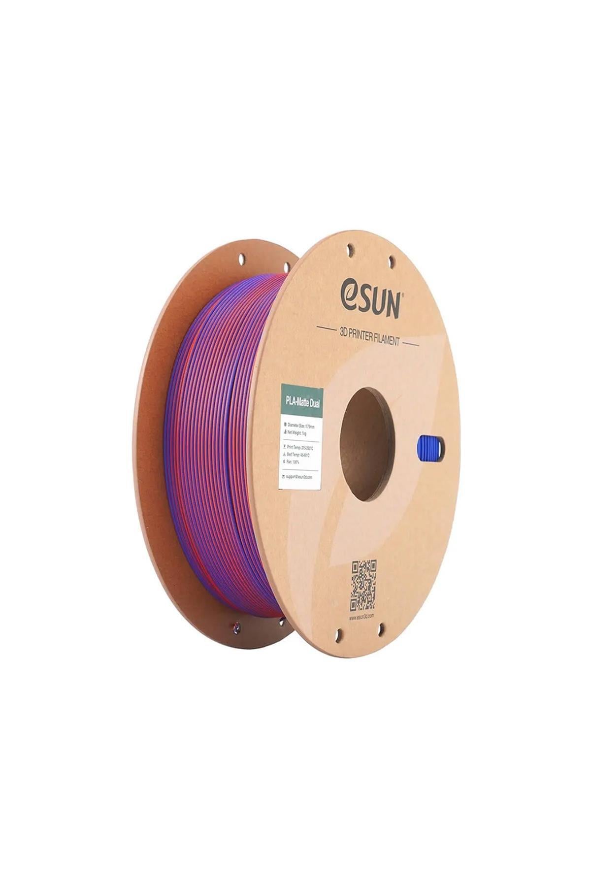 Esun PLA-Matte Filament Red-Blue