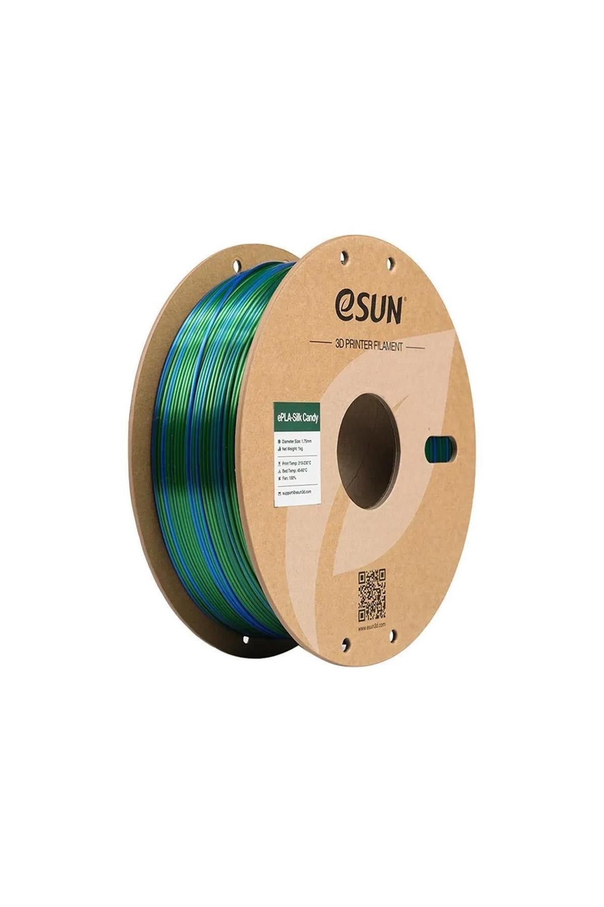 Esun PLA-Silk Candy Filament Blue-Green