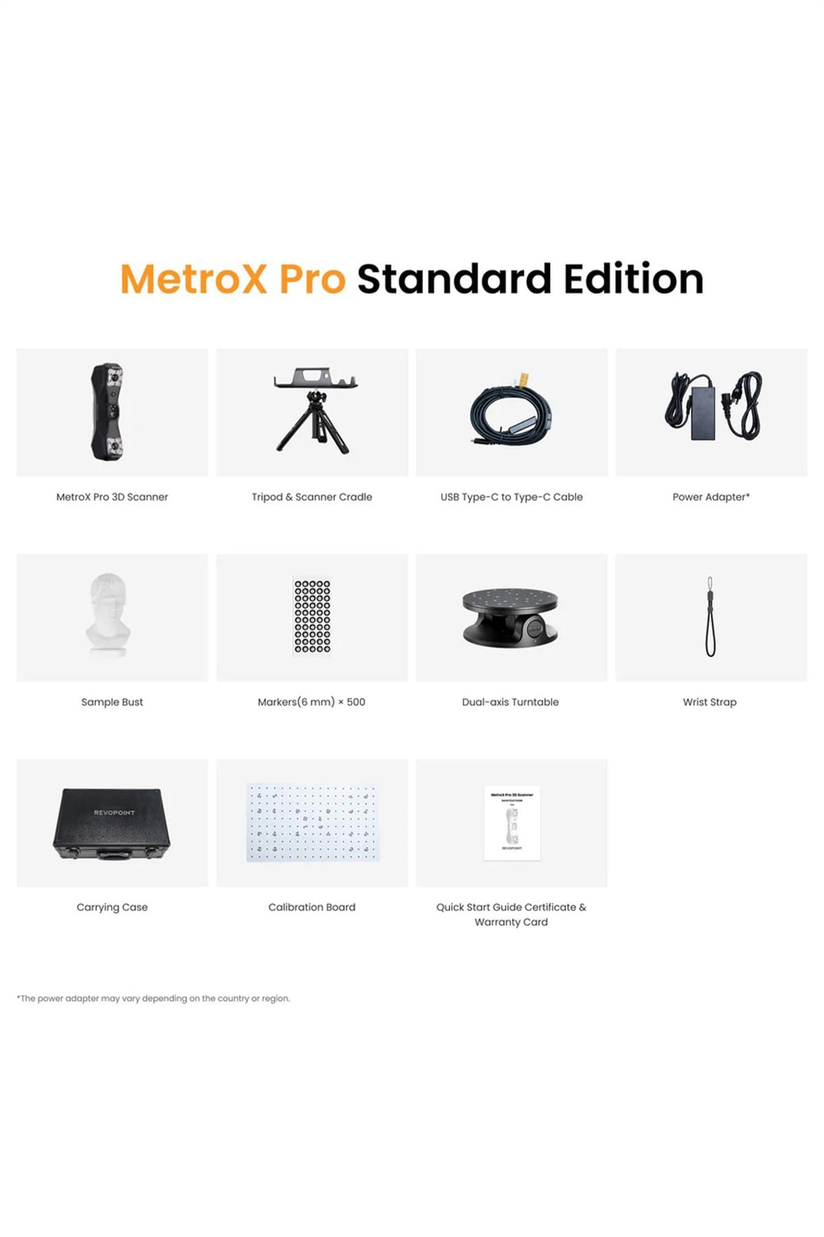 Revopoint Metrox Pro Standart Edition 3D Tarayıcı (Ön Sipariş)