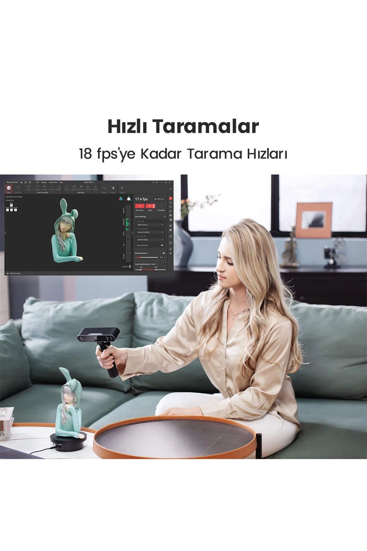 Revopoint POP 3 Plus Advanced Edition 3D Scanner (Ön Sipariş)