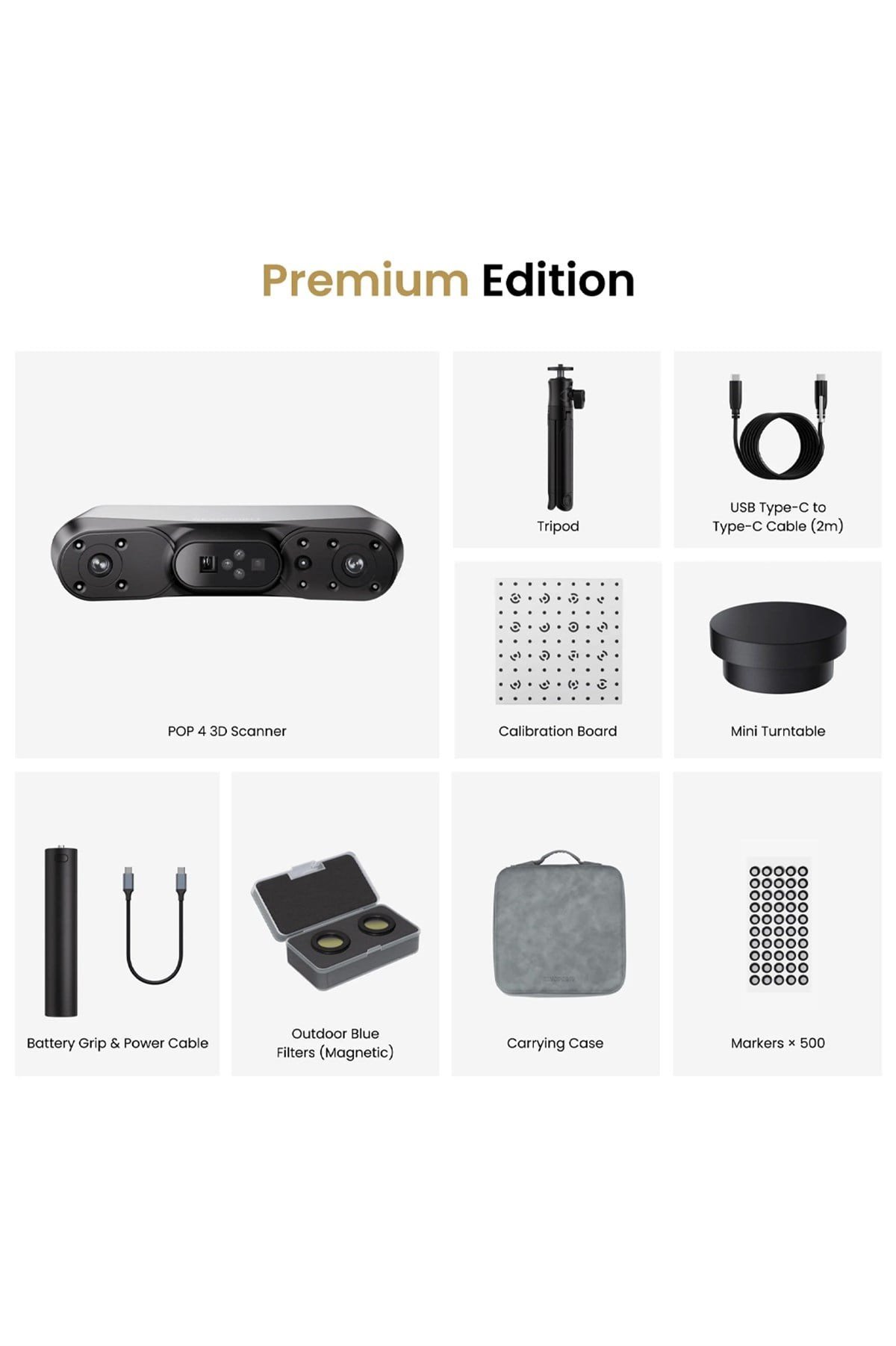 Revopoint POP 4 Premium Edition 3D Tarayıcı