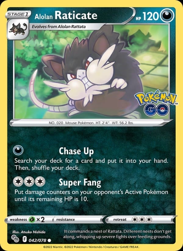 Alolan Raticate - Pokemon GO #042 #Normal