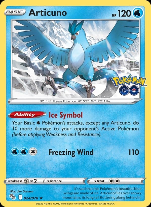 Articuno - Pokemon GO #024 #Holo