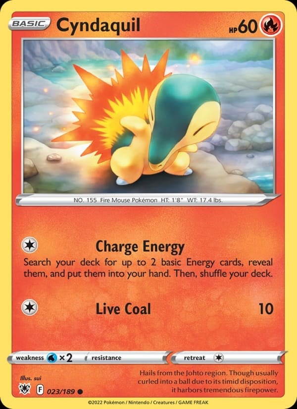 Astral Radiance - Cyndaquil #023