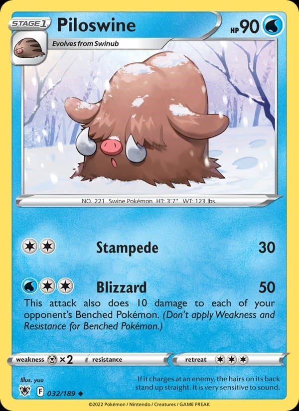 Astral Radiance - Piloswine #032