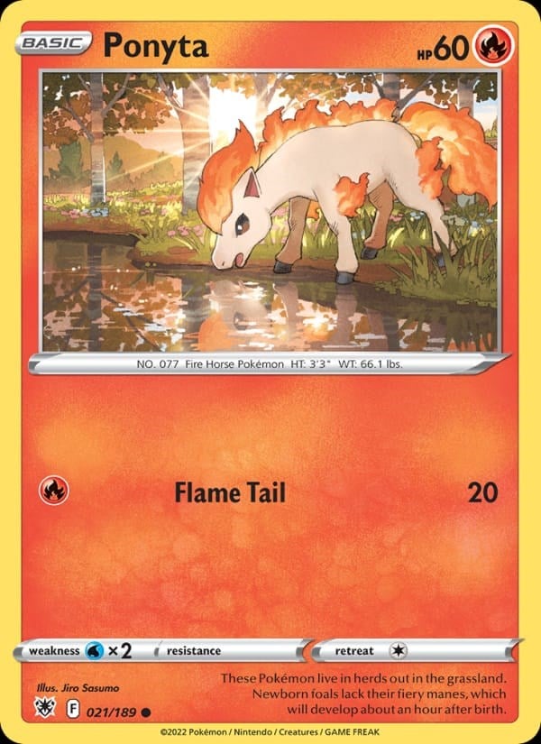 Astral Radiance - Ponyta #021