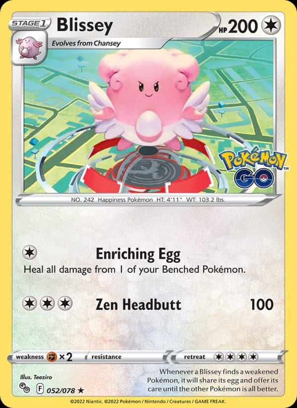 Blissey - Pokemon GO #052 #Holo