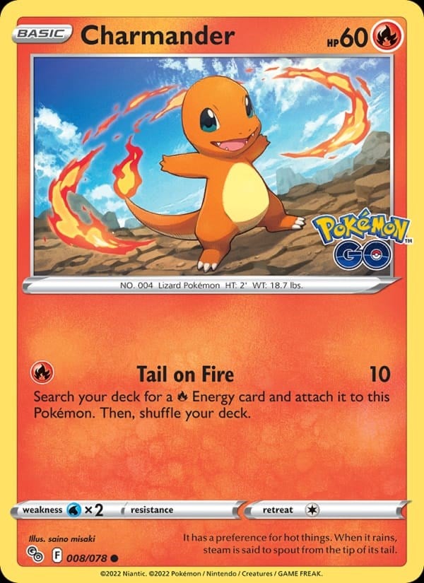 Charmander - Pokemon GO #008 #Normal