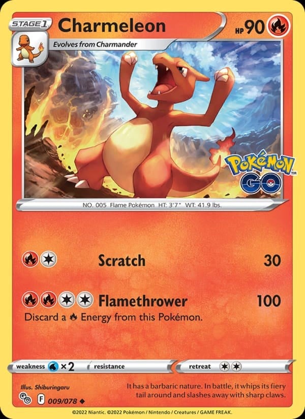 Charmeleon - Pokemon GO #009 #Normal
