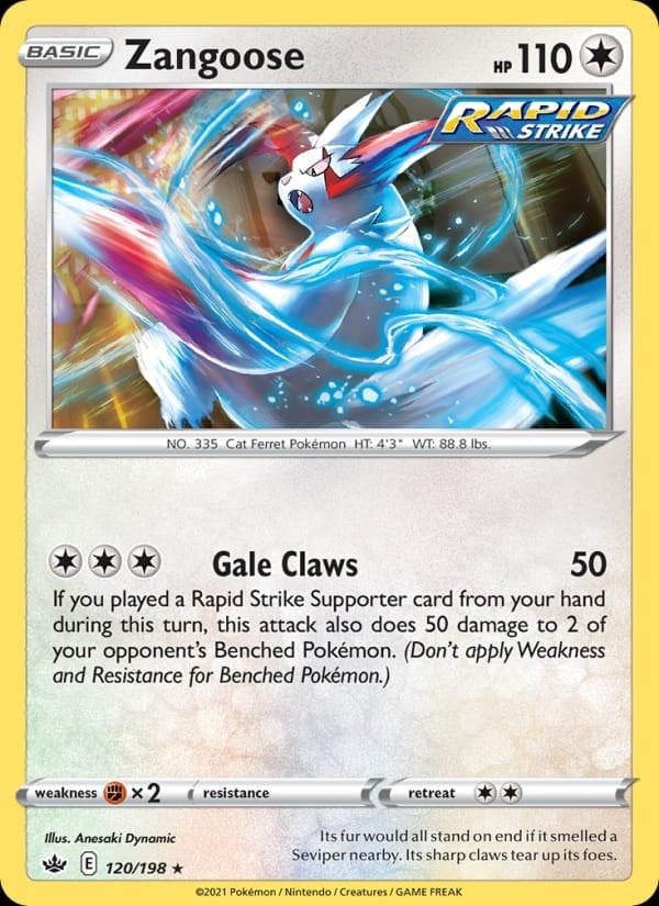 Chilling Reign - Zangoose #120