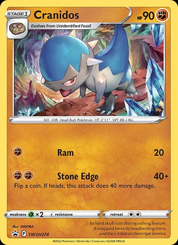 Cranidos - Rebel Clash #SWSH274