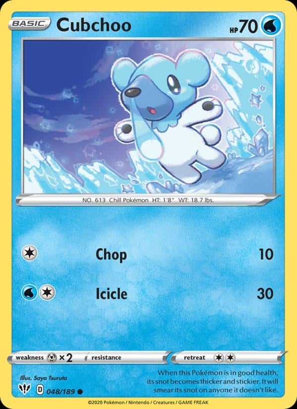 Cubchoo - Darkness Ablaze #48 #Normal