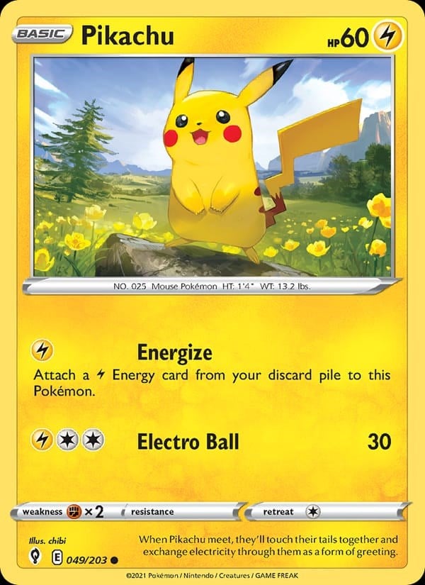 Evolving Skies - Pikachu #49
