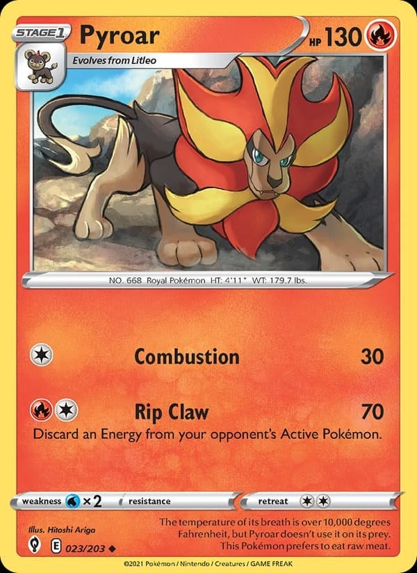 Evolving Skies - Pyroar #23