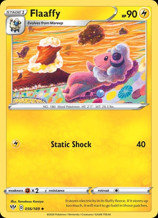 Flaaffy - Darkness Ablaze #56 #Normal