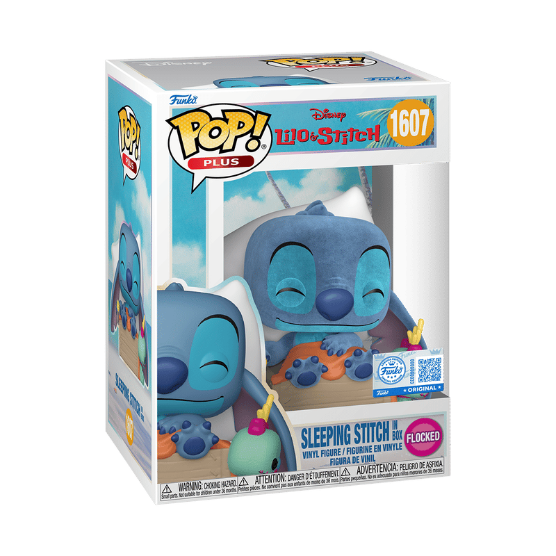 Funko Plus! Disney Lilo & Stitch - Sleeping Stitch in Box (Flocked) #1607