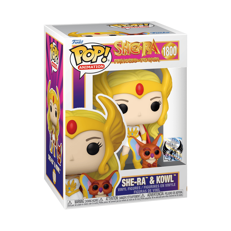 Funko Pop! Buddy - Masters of the Universe - She-Ra & Kowl (40th Anniversary) #1800