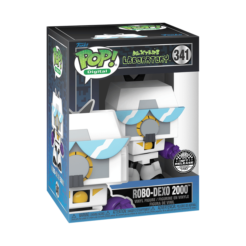 Funko Pop! Cartoon Network - Dexter's Laboratory -  Robo-Dexo 2000 (Legendary) Digital NFT Release #341