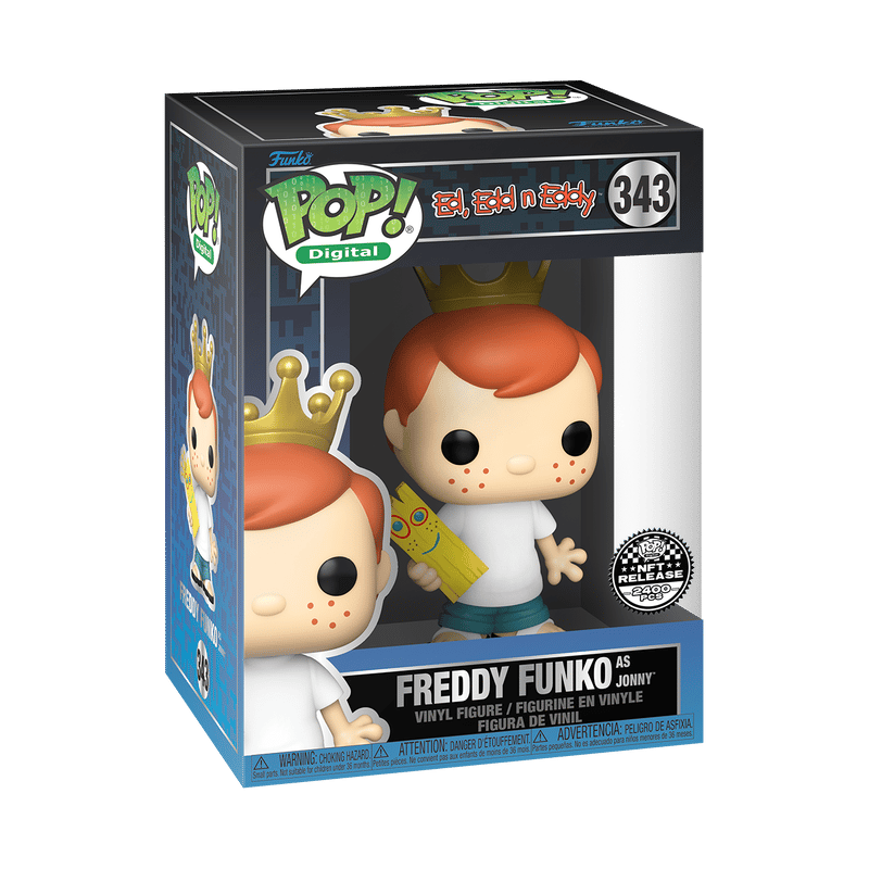 Funko Pop! Cartoon Network - Ed, Edd n Eddy - Freddy Funko as Jonny (Royalty) Digital NFT Release #343