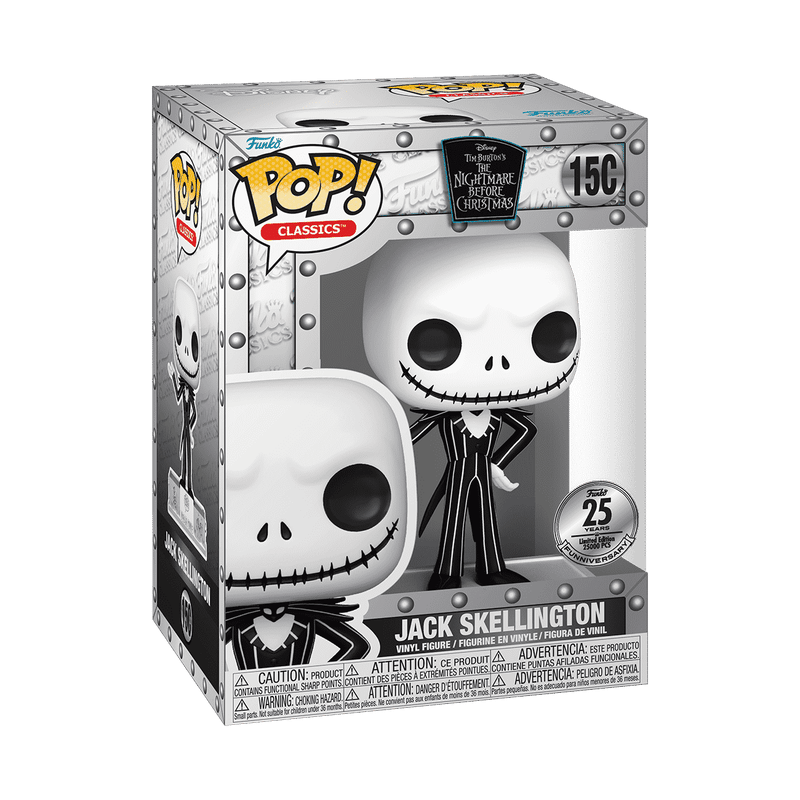 Funko Pop! Classics Jack Skellington Funko 25Th Anniversary #15C
