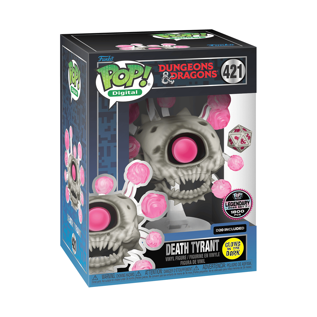 Funko Pop! Digital NFT Death Tyrant (Dungeons & Dragons) (Legendary) #421