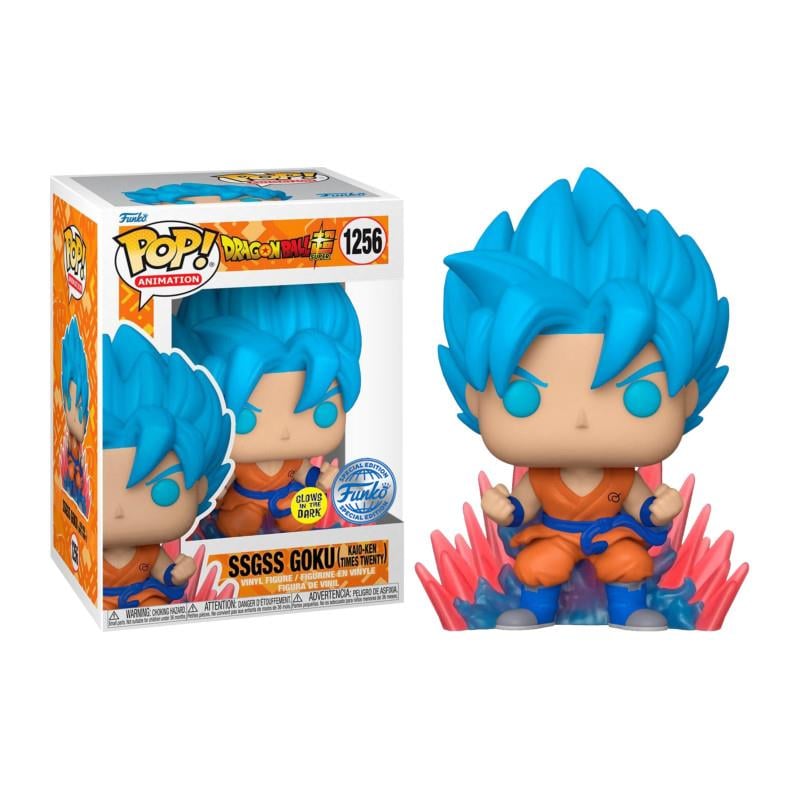 Funko Pop! Dragon Ball Super - SSGSS Goku (Kaio-Ken Times Twenty) #1256