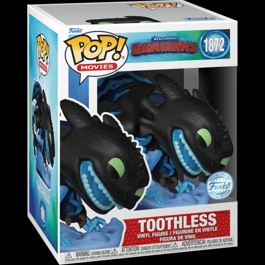 Funko Pop! How to Train Your Dragon - Premium Toothless (Lightning) #1872