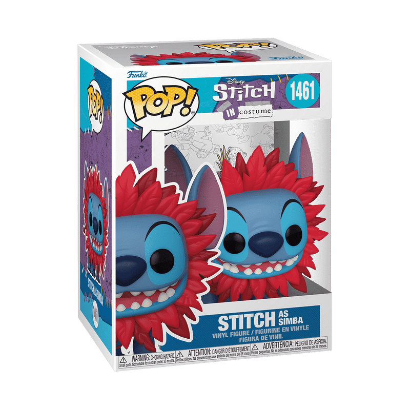 Funko Pop! Lilo & Stitch - Stitch as Simba #1461