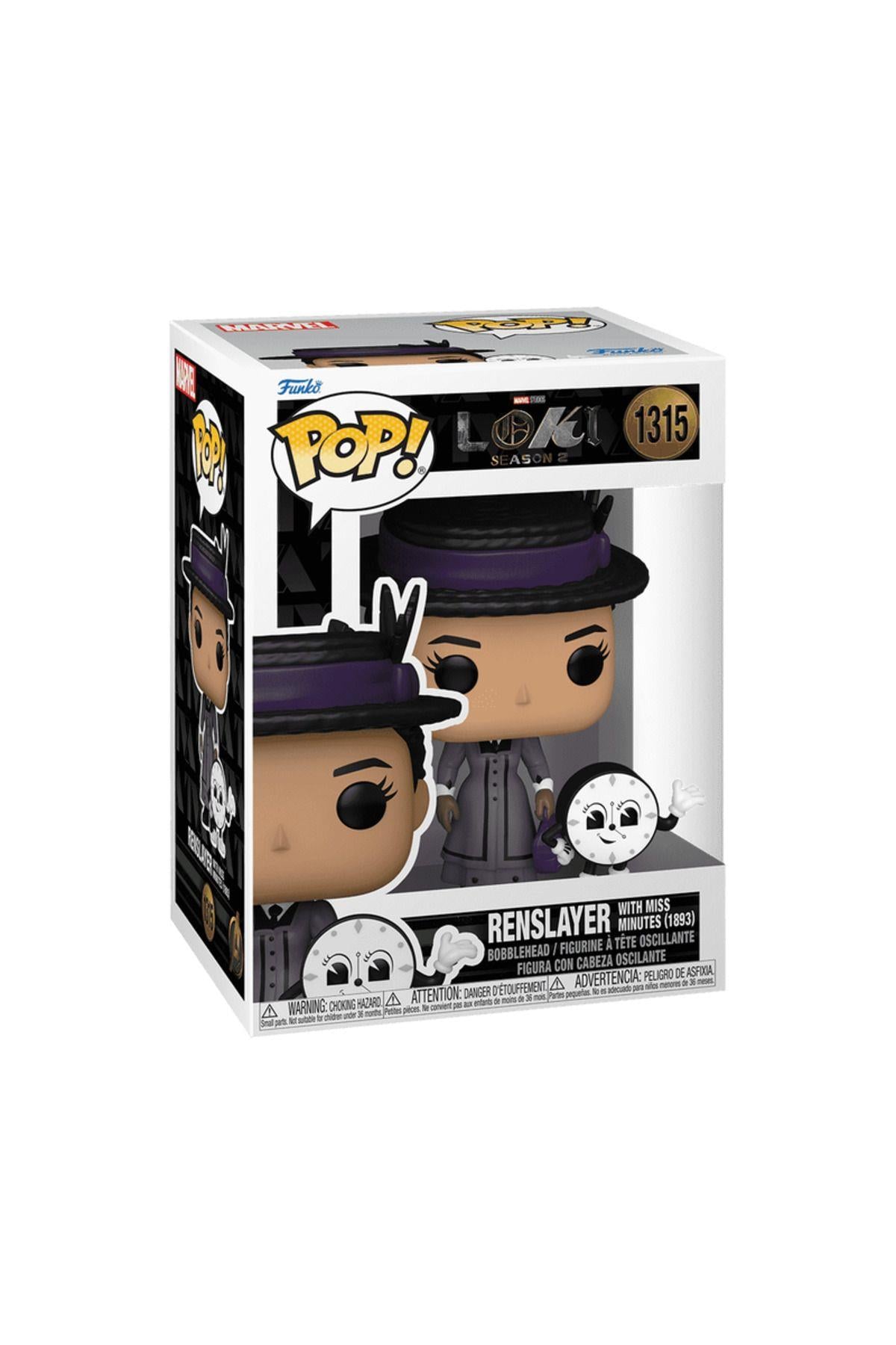 Funko Pop! Loki - Pop! & Buddy Renslayer with Miss Minutes (1893) #1315