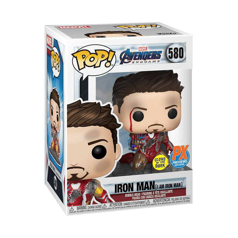 Funko Pop! Marvel - Avengers Endgame - I Am Iron Man (MT) (GW) (PX) #580