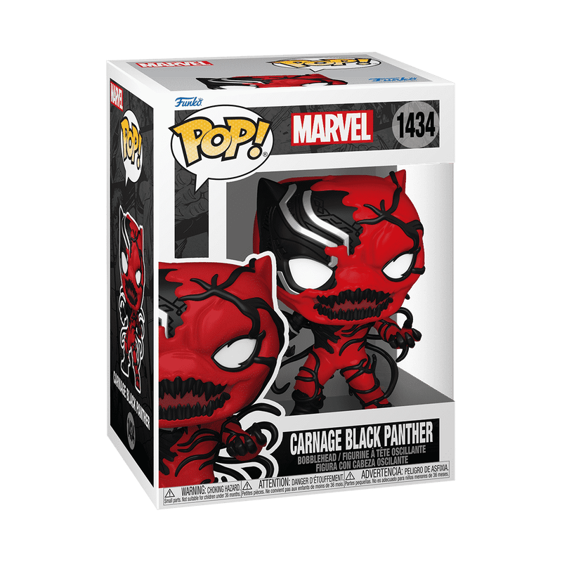 Funko Pop! Marvel - Carnage Black Panther #1434