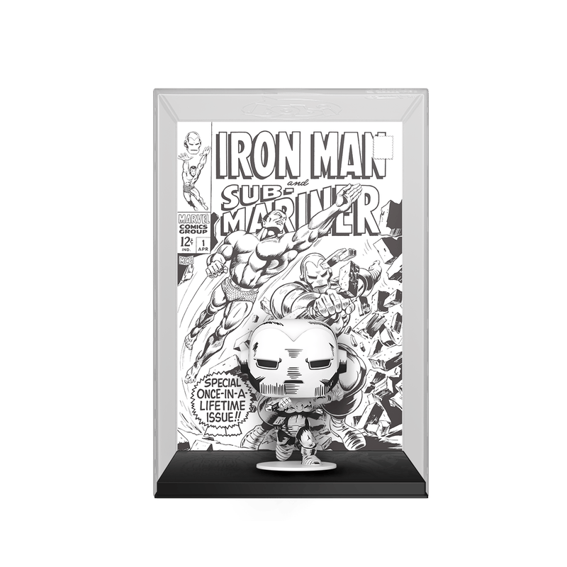 Funko Pop! Marvel - Comic Covers Iron Man #1 (Black & White) LE 750 (Ön Sipariş) #1