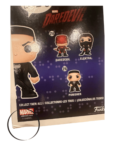 Funko Pop! Marvel Daredevil - Punisher (Kutu Hasarlı)  #216