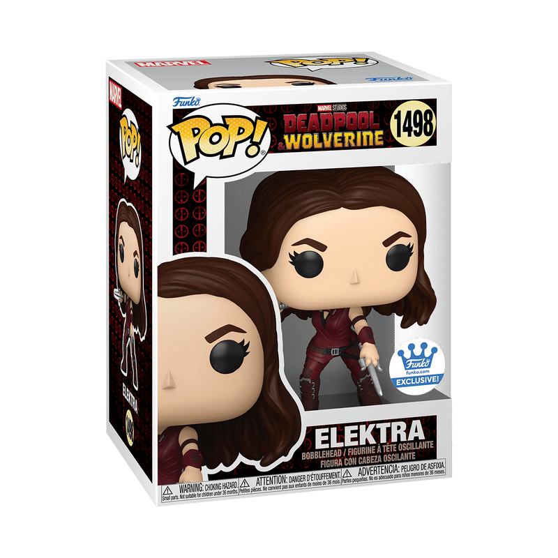 Funko Pop! Marvel Deadpool - Elektra with Sai (Metallic) #1498