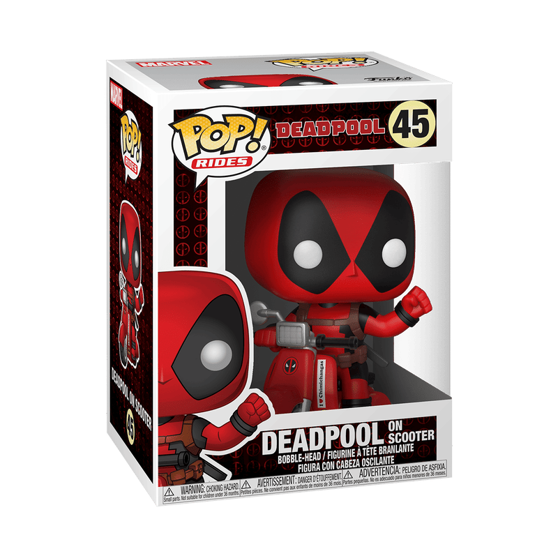 Funko Pop! Marvel - Deadpool Rides Deadpool on Scooter #48