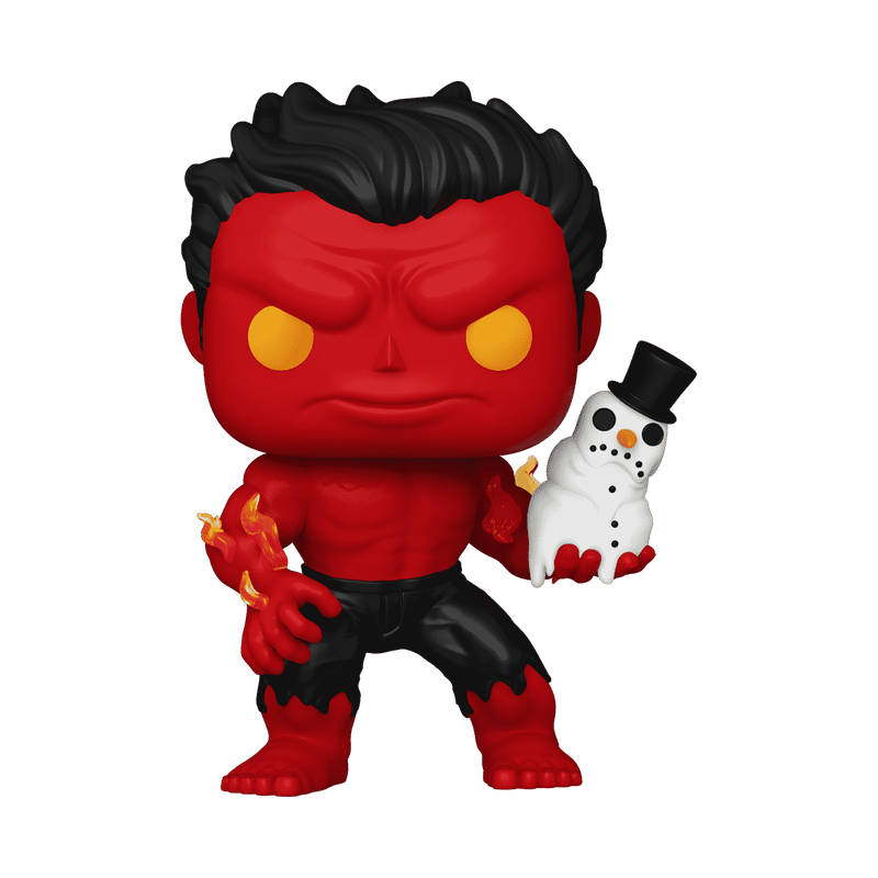 Funko Pop! Marvel / Hulk - Red Hulk with Snowman #1439