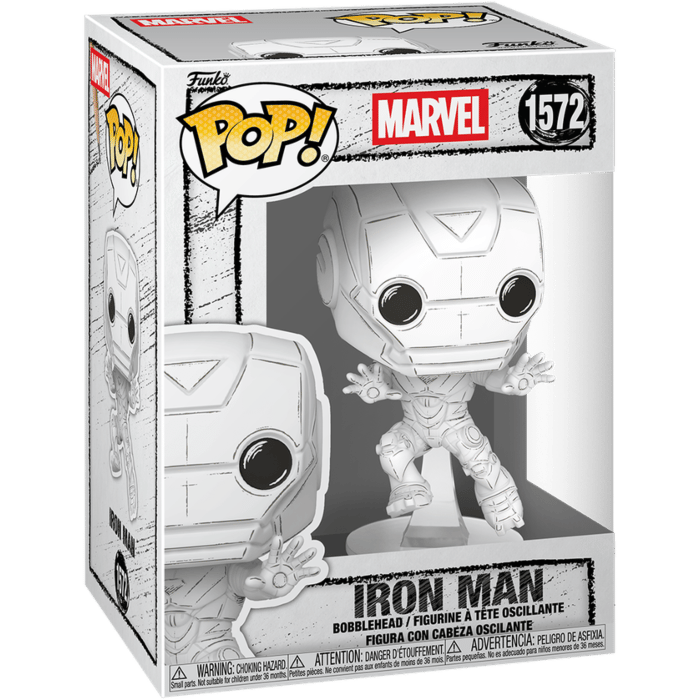 Funko Pop! Marvel: Sketched - Iron Man #1572 (Ön Sipariş)