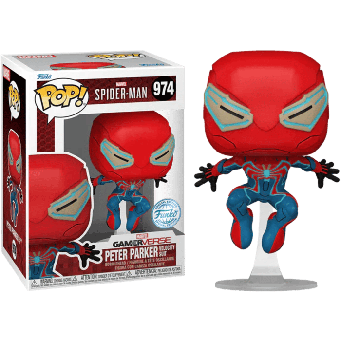 Funko Pop! Marvel Spider-Man - Peter Parker Velocity Suit #974