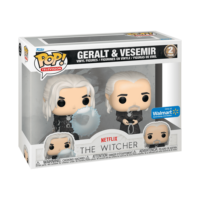 Funko Pop! Multipack - The Witcher - Geralt & Vesemir 2-Pack