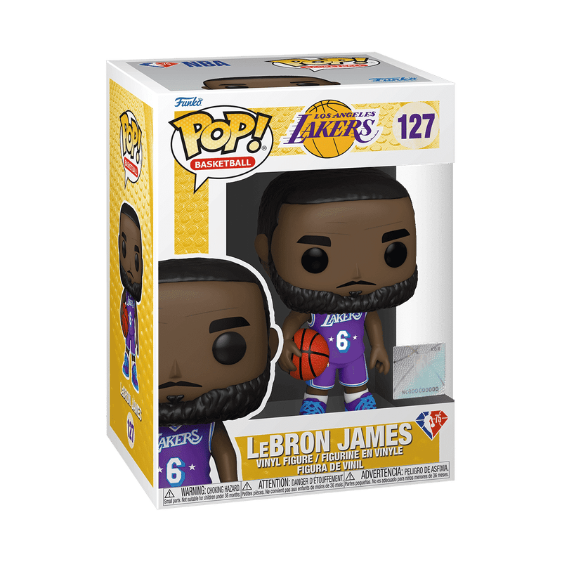Funko Pop! NBA Los Angeles Lakers - 21-22 NBA City Edition LeBron James  #127