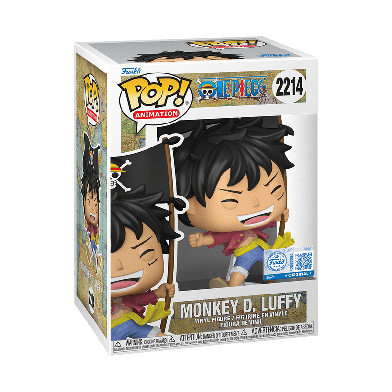 Funko Pop! One Piece - Monkey D. Luffy (With Flag) #2217 (Ön Sipariş)