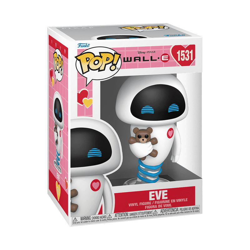 Funko Pop! Pixar - Wall-E - EVE with Teddy Bear (Valentine) #1531