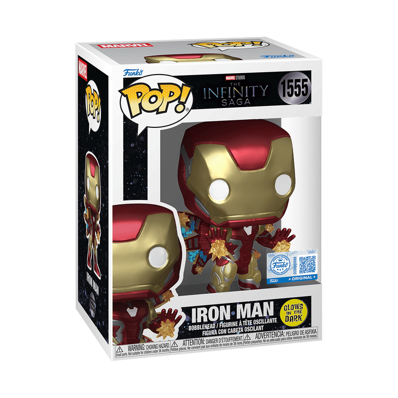 Funko Pop! Plus Marvel - Iron Man (Glow) (Ön Sipariş) #1555