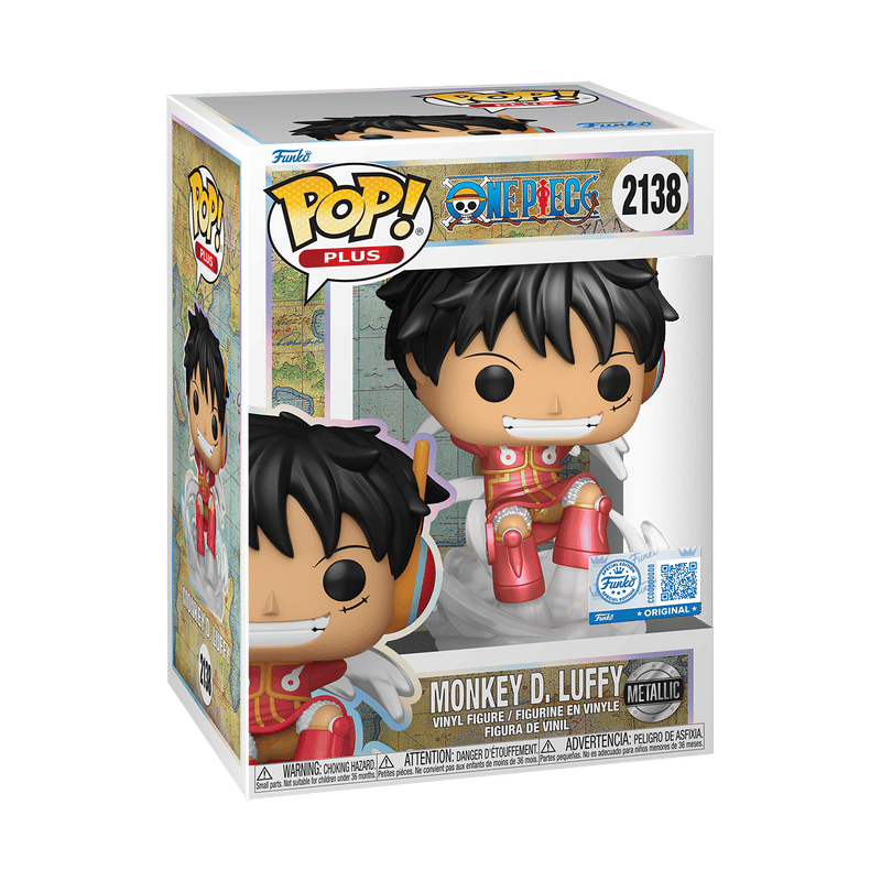 Funko Pop! Plus One Piece - Monkey D. Luffy (Egghead Arc) (Metallic) #2138