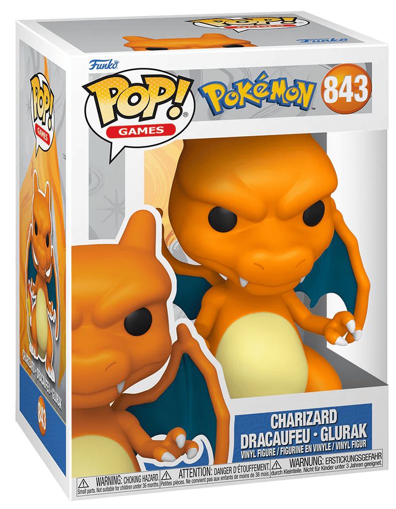 Funko Pop! Pokémon - Charizard ((Dracaufeu/Glurak) #843