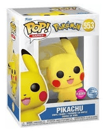 Funko Pop! Pokémon - Pikachu (Smiling) Flocked #553
