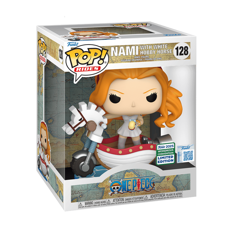 Funko Pop! Rides Deluxe One Piece - Nami with White Hobby Horse #128